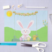 イースターウサギ 薄葉紙 (クラフト)