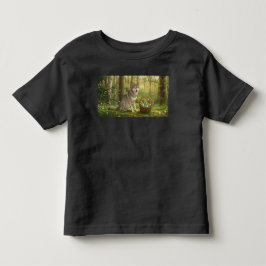 イースターウルフ  トドラーTシャツ