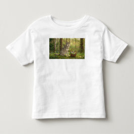 イースターウルフ  トドラーTシャツ