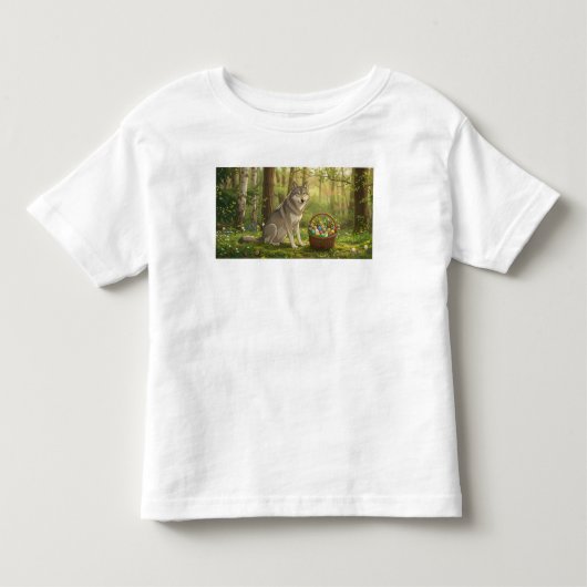 イースターウルフ  トドラーTシャツ (正面)