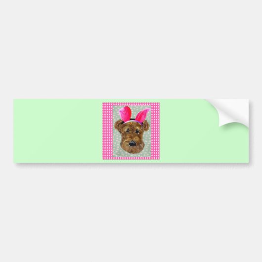 イースターエアデール バンパーステッカー (正面)