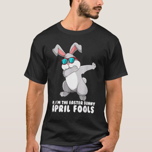 イースターエイプリルフールの日私はイースターバニーダビ Tシャツ (正面)