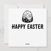 イースターエイプリルホリデーギフト シーズンカード (裏面)