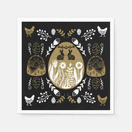 イースターエイプリルホリデーギフト スタンダードカクテルナプキン