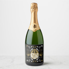 イースターエイプリルホリデーギフト スパークリングワインラベル