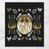 イースターエイプリルホリデーギフト ワインラベル (シングルラベル)