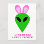 イースターエイリアンの郵便はがき シーズンポストカード (正面)