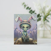 イースターエイリアン ポストカード (スタンド正面)