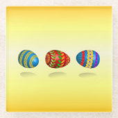 イースターエッグі ガラスコースター (正面)