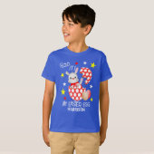 イースターエッグおもしろいバニーパーソナライズされた Tシャツ (正面フル)