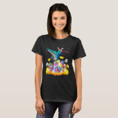 イースターエッグかわいいハチドリ Tシャツ (正面フル)