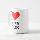イースターエッグが大好き コーヒーマグカップ (正面左)