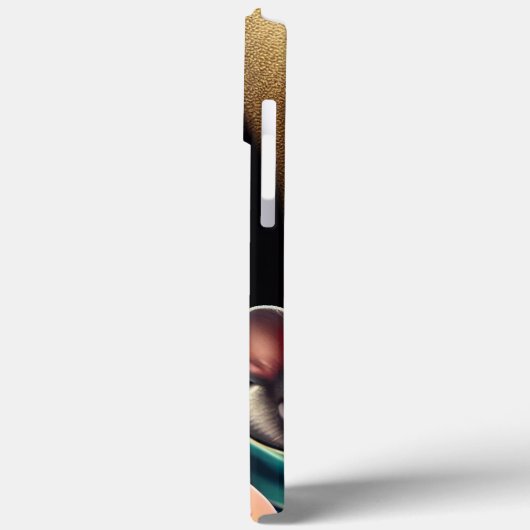 イースターエッグで愛らしいパグフェスティバルと可愛い Case-Mate iPhoneケース (裏面 / 左)