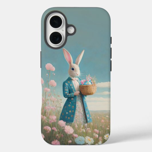 イースターエッグとうさぎ ハッピーイースター Case-Mate iPhoneケース (裏面)