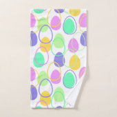 イースターエッグとアウトライン バスタオルセット (ハンドタオル)