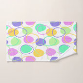 イースターエッグとアウトライン バスタオルセット (ハンドタオル)