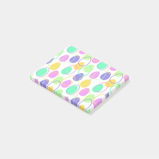 イースターエッグとアウトライン ポストイット (アングル)