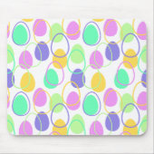 イースターエッグとアウトライン マウスパッド (正面)