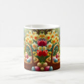 イースターエッグとバニーホリデー コーヒーマグカップ (中央)