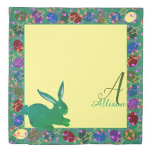 イースターエッグとバニーモノグラム