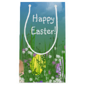 イースターエッグとバニー スモールペーパーバッグ (正面)