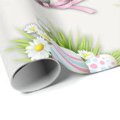 イースターエッグとピンクリボン ラッピングペーパー (ロールコーナー)