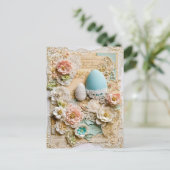 イースターエッグと花 シーズンポストカード (スタンド正面)