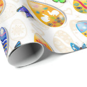 イースターエッグと蝶 ラッピングペーパー (ロールコーナー)