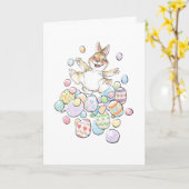 イースターエッグなだれカード カード (黄色い花)