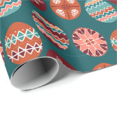 イースターエッグのかわいいイースターラッピング紙 ラッピングペーパー (ロールコーナー)