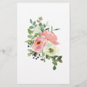 イースターエッグのような優しいピンクの花柄ゲーム 財布の中身は？ チラシ (裏面)