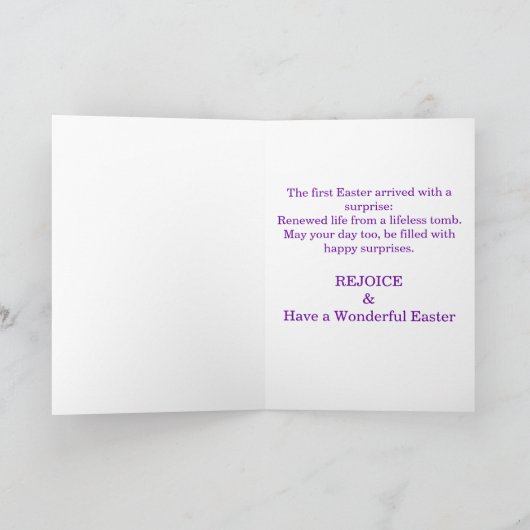 イースターエッグのろばカード シーズンカード (内部)