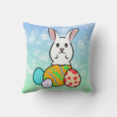 イースターエッグのイースターウサギ クッション (裏面)