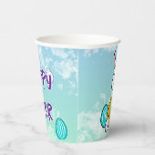 イースターエッグのイースターウサギ 紙コップ (右)