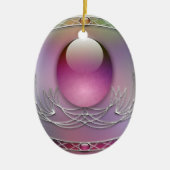 イースターエッグのオーナメント セラミックオーナメント (正面)
