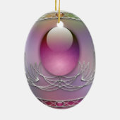 イースターエッグのオーナメント セラミックオーナメント (裏面)