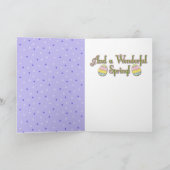 イースターエッグのクッキー-シェットランド・シープドッグ シーズンカード (内部)