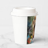 イースターエッグのダックスシュント 紙コップ (右)