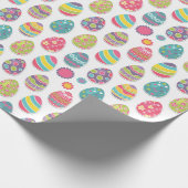 イースターエッグのテーマの包装紙 ラッピングペーパー (角)