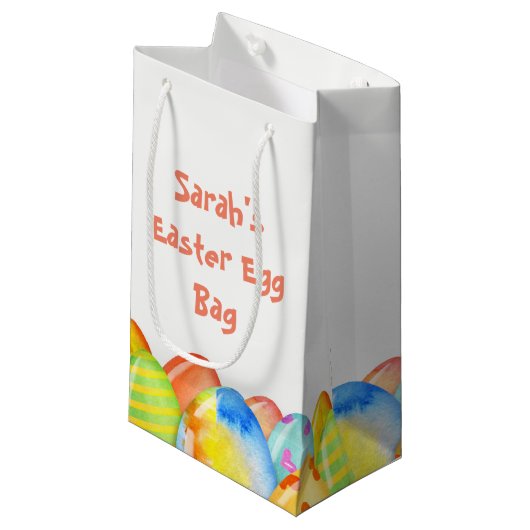 イースターエッグのパステル スモールペーパーバッグ (正面アングル)