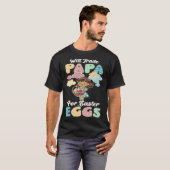 イースターエッグのパパ交換キリスト教イースター Tシャツ (正面フル)