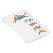 イースターエッグのヘアーズオン狩り冷蔵庫用マグネット マグネット (右側)