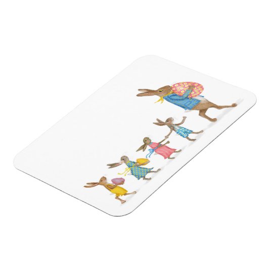 イースターエッグのヘアーズオン狩り冷蔵庫用マグネット マグネット (左側)