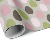 イースターエッグのレトロカラーパターン ラッピングペーパー (ロールコーナー)