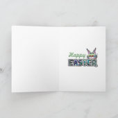イースターエッグの休日の挨拶 シーズンカード (内部)