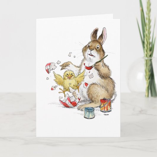 イースターエッグの塗装サプライズ カード！ カード (正面)