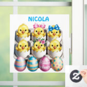 イースターエッグの子ども ウィンドウサイン (ホーム)