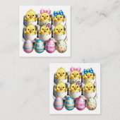 イースターエッグの子ども エンクロージャーカード (正面/裏面)