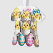 イースターエッグの子ども オーナメント (正面)