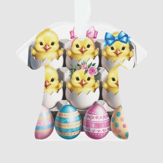 イースターエッグの子ども オーナメント (正面)